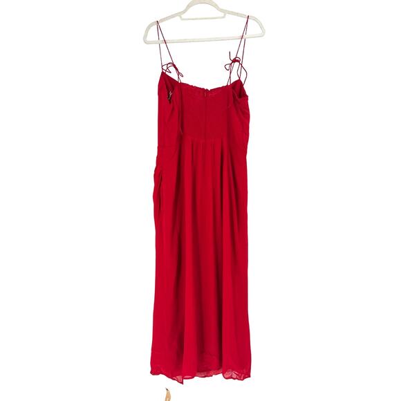 Reformation Women's Cherry Kourtney Dress 12 - Picture 4 of 11